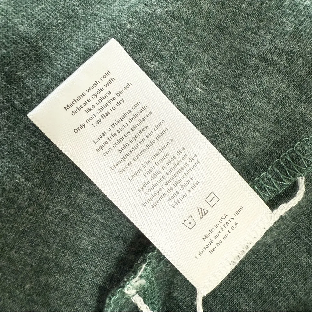 LUNYA Restore Pocket Leggings Heather Green Sz XS Sleep Lounge Stretch Knit - Image 8