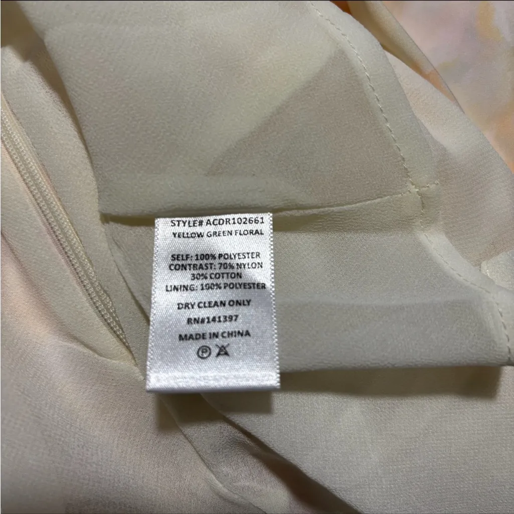 ASTR The Label Ivanna Floral Lace Maxi Dress Size L - Image 7