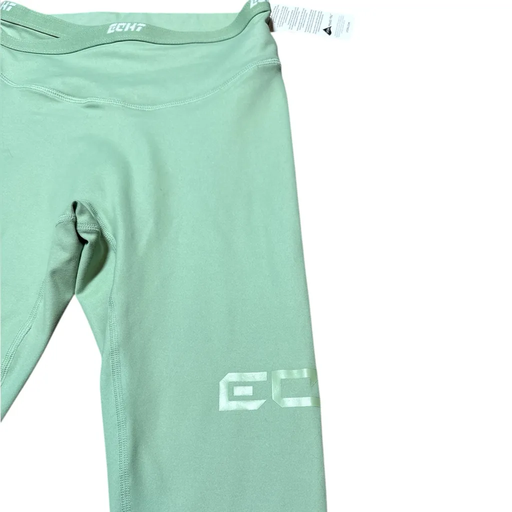 ECHT  NWT Light Green Crossover Workout Leggings - Image 2