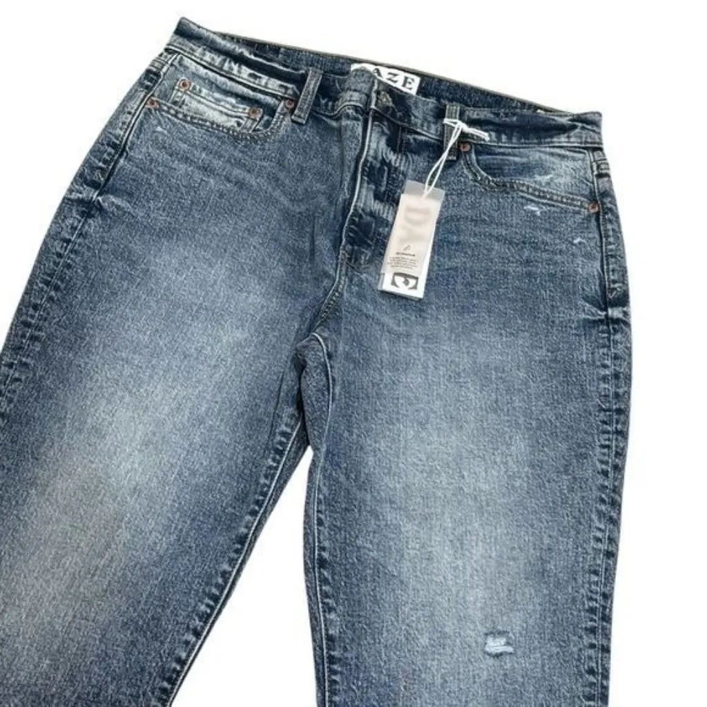 NEW Daze Daily Driver High Rise Skinny Straight Jeans Capsule Comfort 31P Blue Size undefined - Image 3