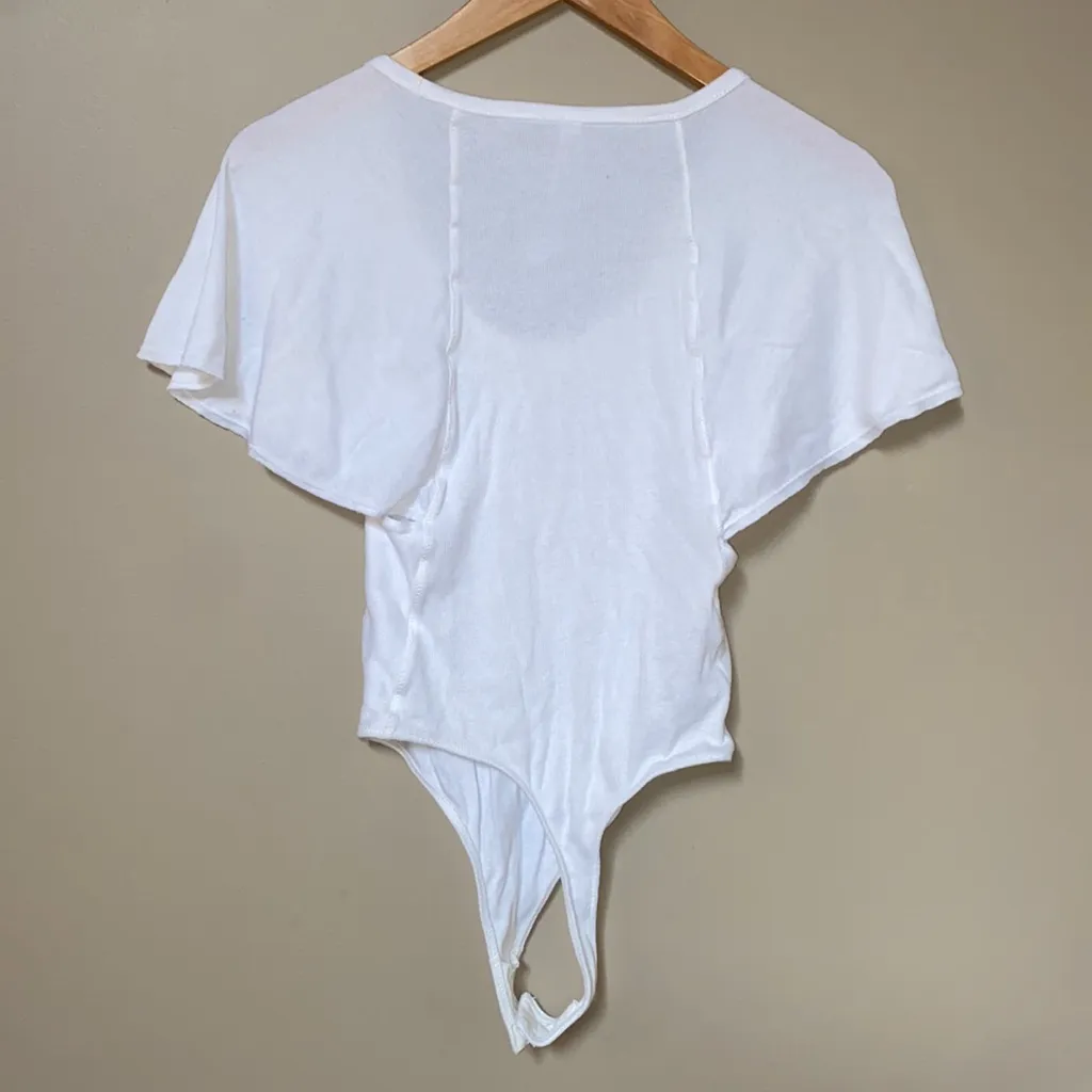 Intimately Free People white flare sleeve bodysuit - Image 6