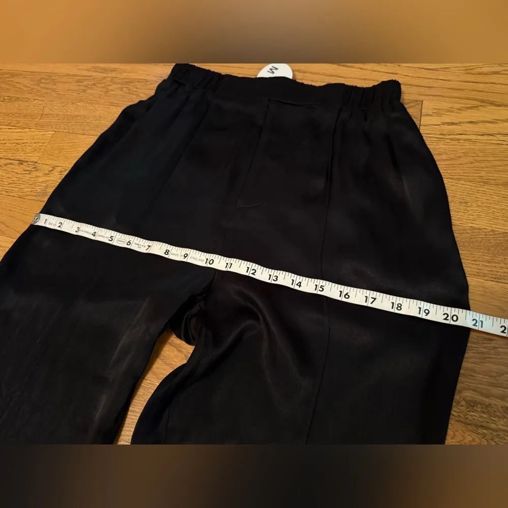 DO+BE Black Satin Pants size M - Image 9