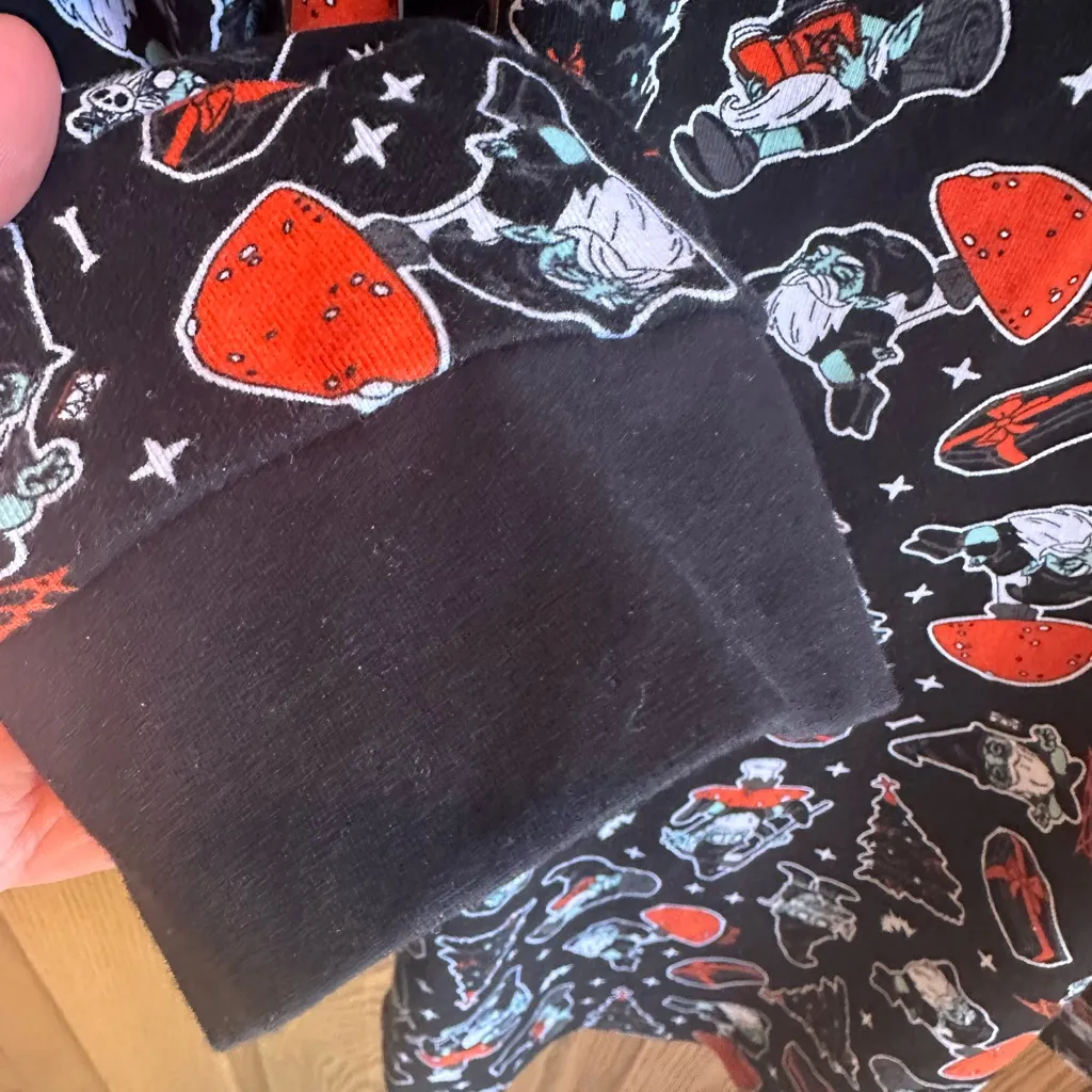 Killstar XXL Sleep shirt Goth Gnomies Halloween Coffin Night Gown - Image 3