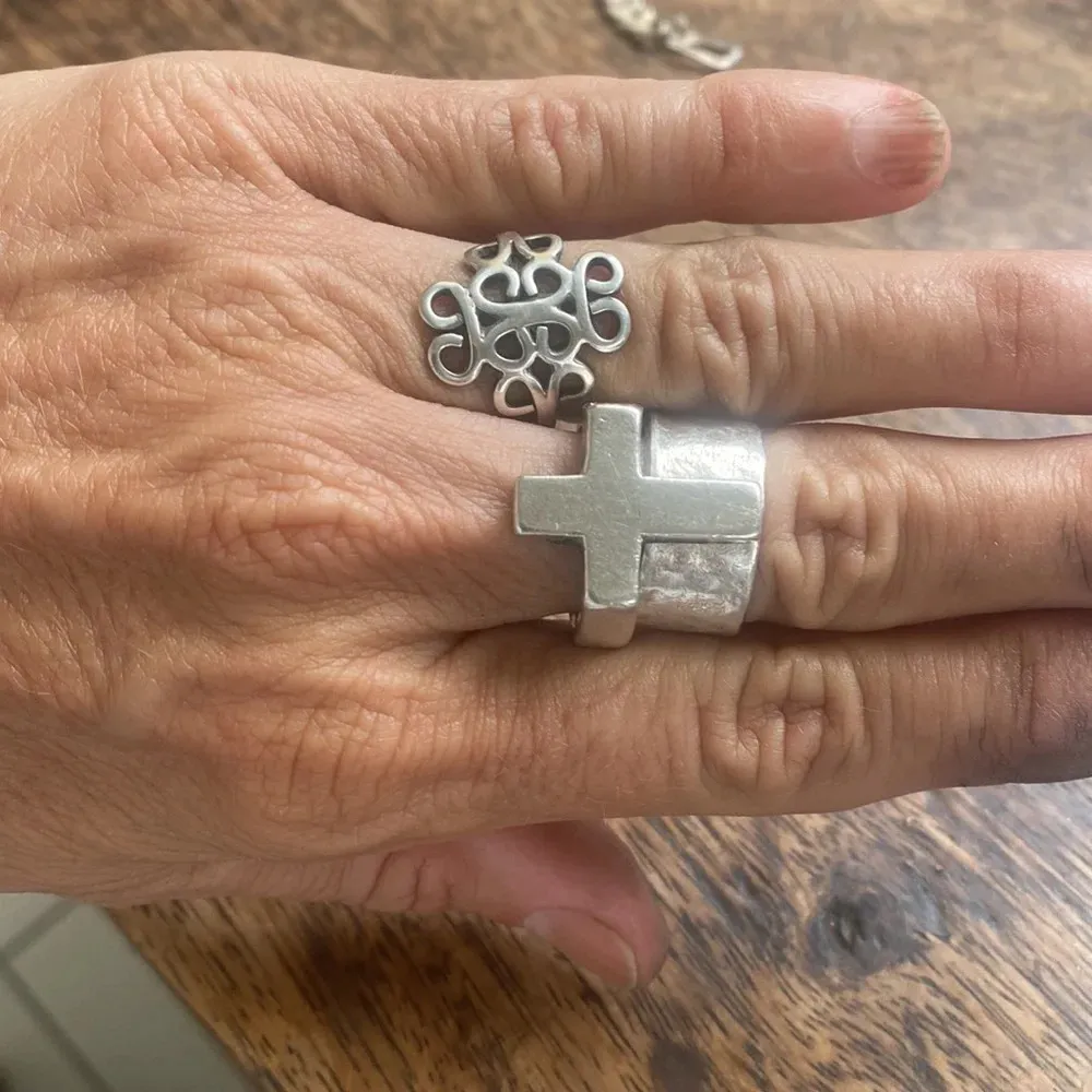 Sterling silver design ring - Image 5