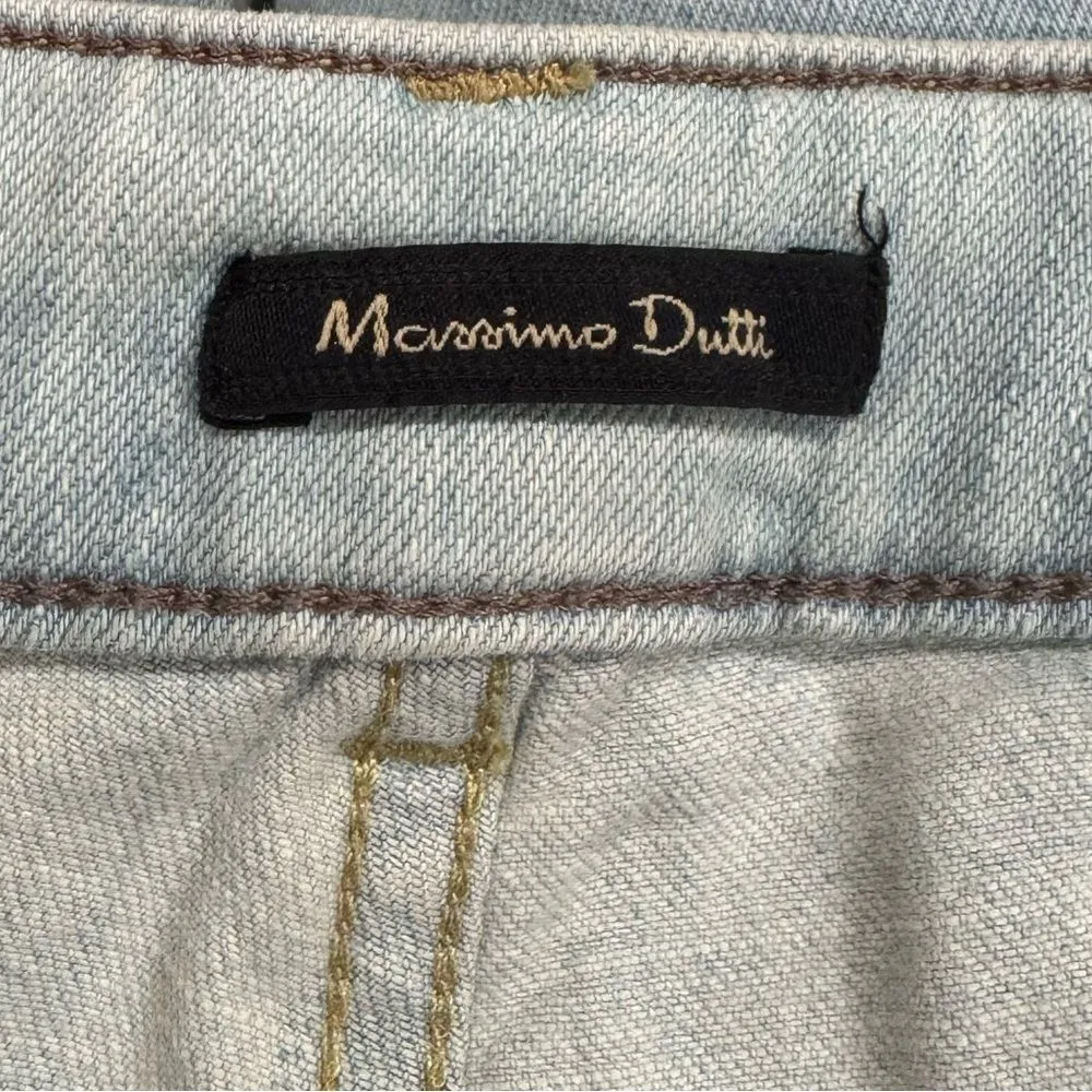 Massimo Dutti Wide Leg High Waist Jeans Women’s 8 - Image 3
