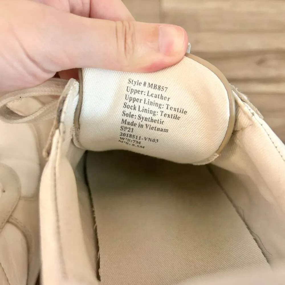 Madewell Kickoff Trainer Sneakers in Antique Cream Multi Size 7 - Image 10