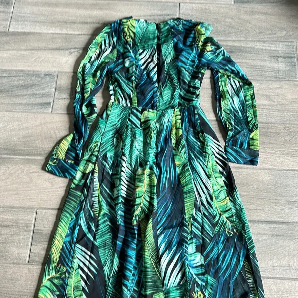BANJUL  leaf print romper - Image 6