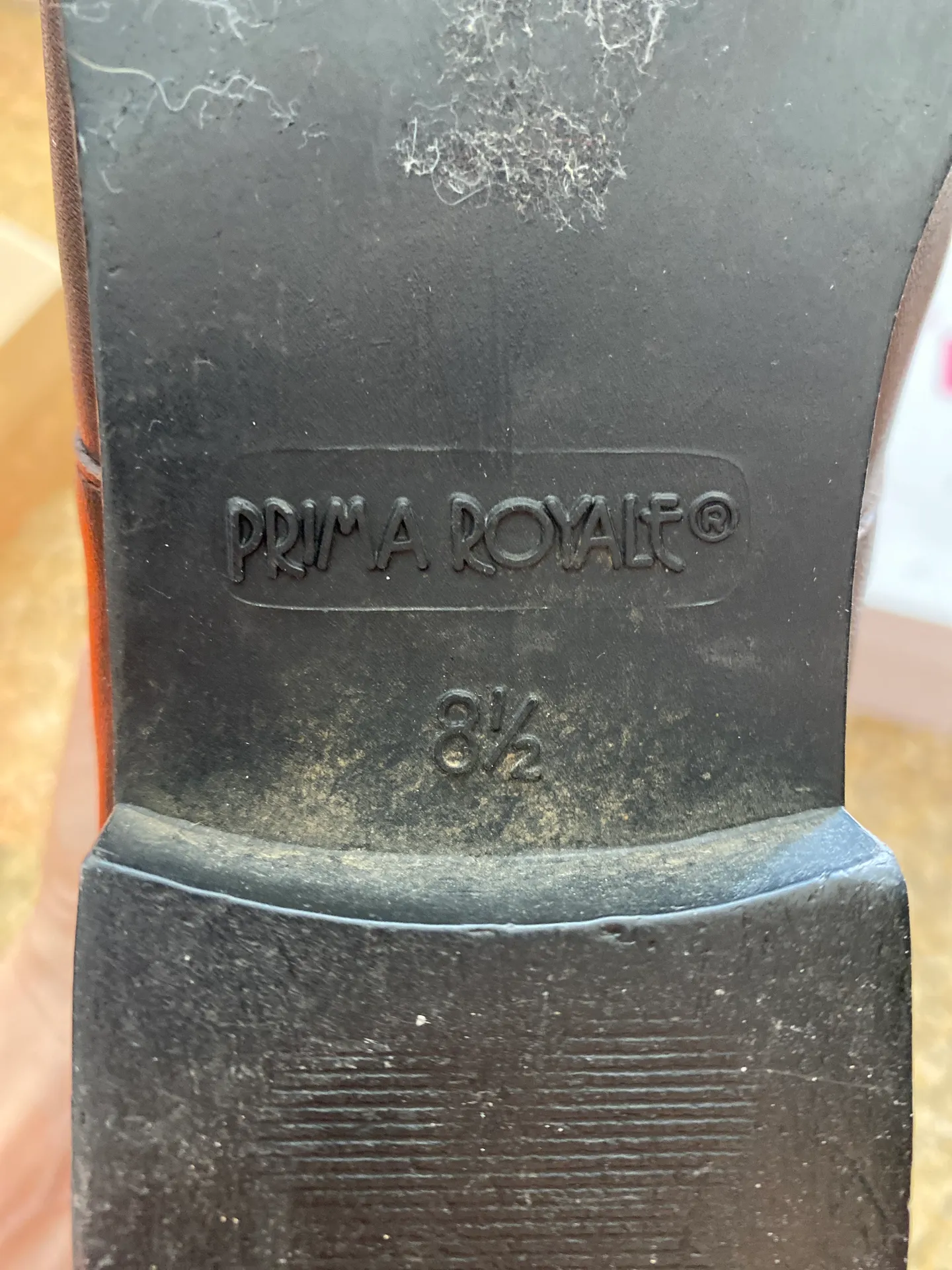 Vintage Brown Leather Lace Up Ankle Boots by Prima Royale Size 8.5 - Image 3