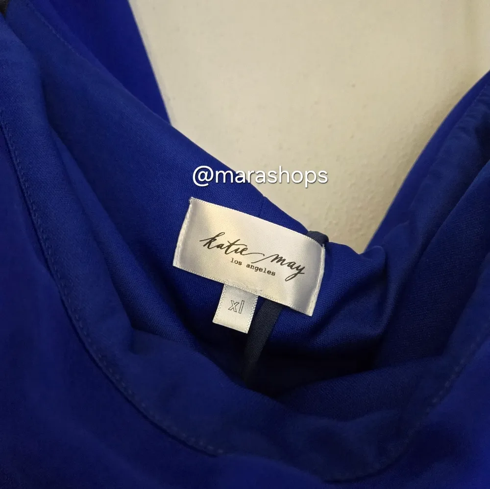 Katie May Apollo Royal Sapphire One-Off Shoulder Dress - Image 6