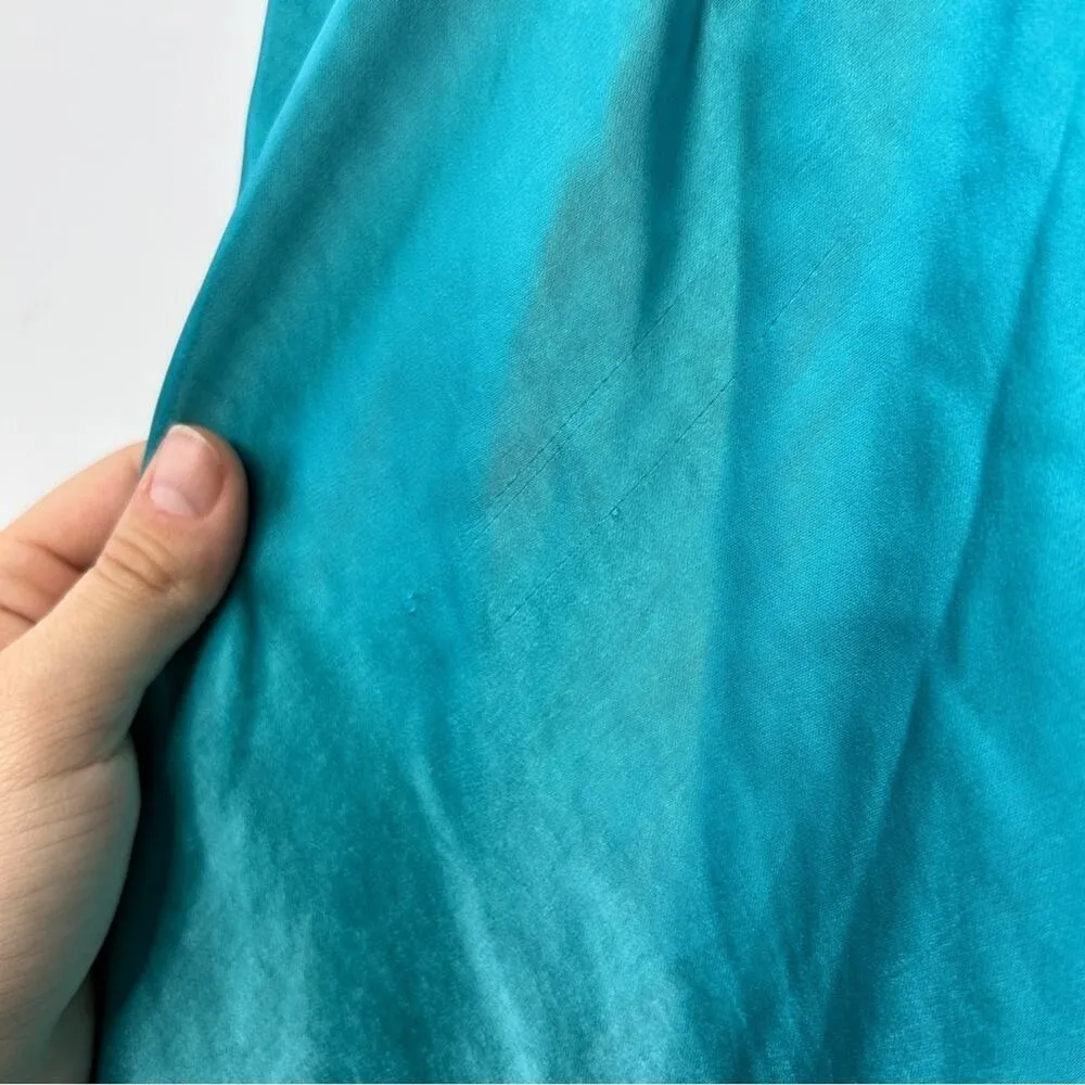 ELLIATT Aquamarine Junia Dress Womens Size Small Satin Wedding Guest Formal Gala - Image 9