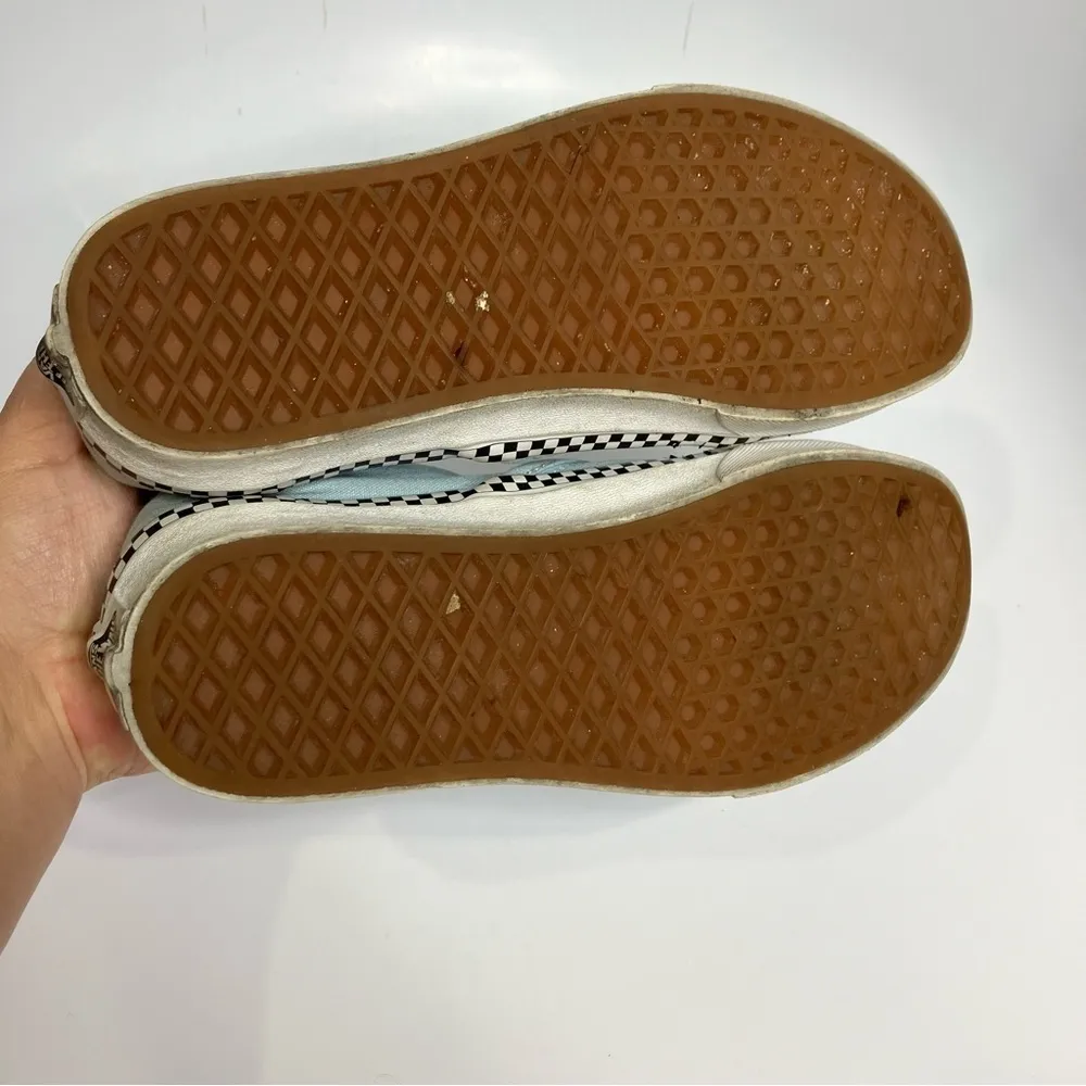 Vans‎ low top trainers sneakers light blue white - Image 12