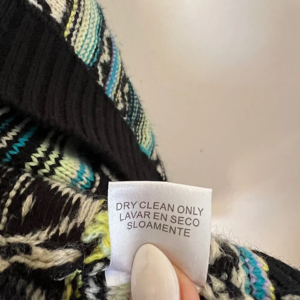 Altar’d State Aztec Stripe Oversized Long Open Cardigan Sweater Size S - Image 6