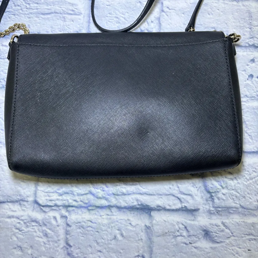 Kate Spade Black Tilden Place Alek Leather Crossbody Bag Great Condition - Image 4