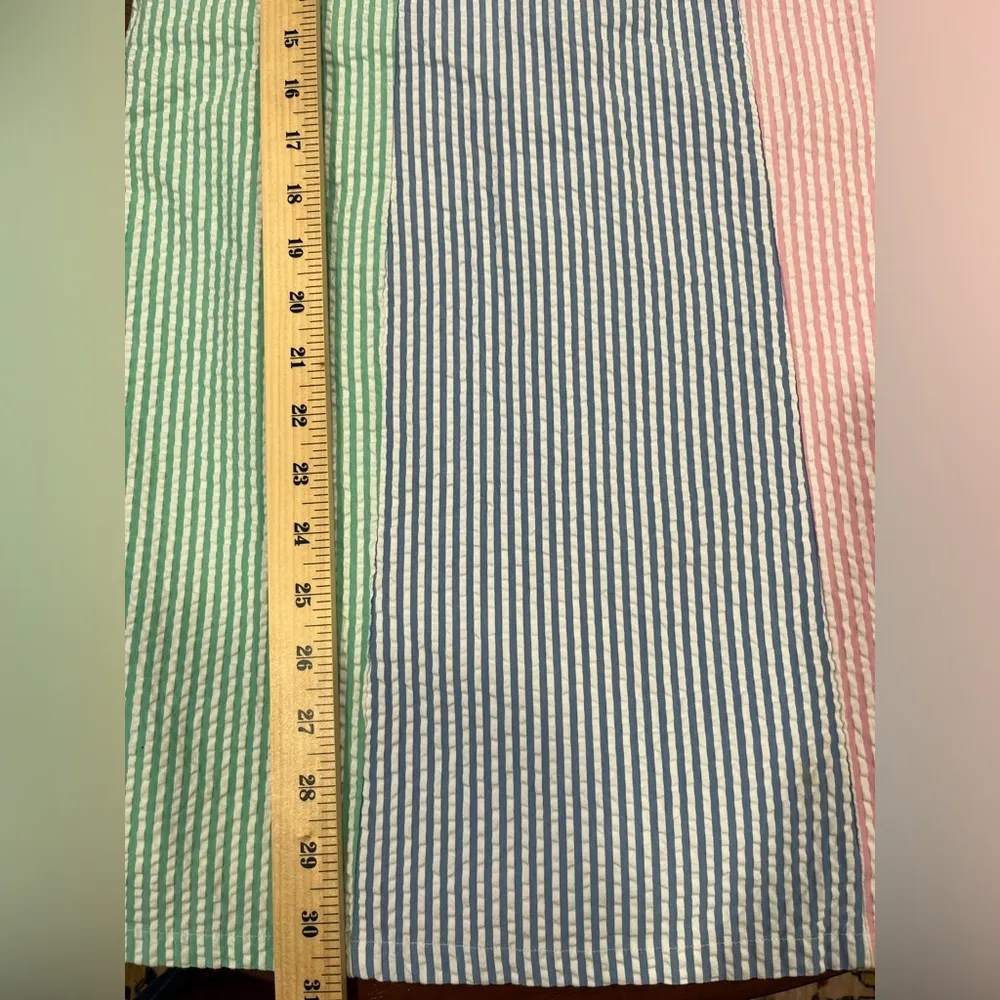 NWOT Vineyard Vines Preppy Colorful Kentucky Derby Seersucker Dress Size 12 - Image 6