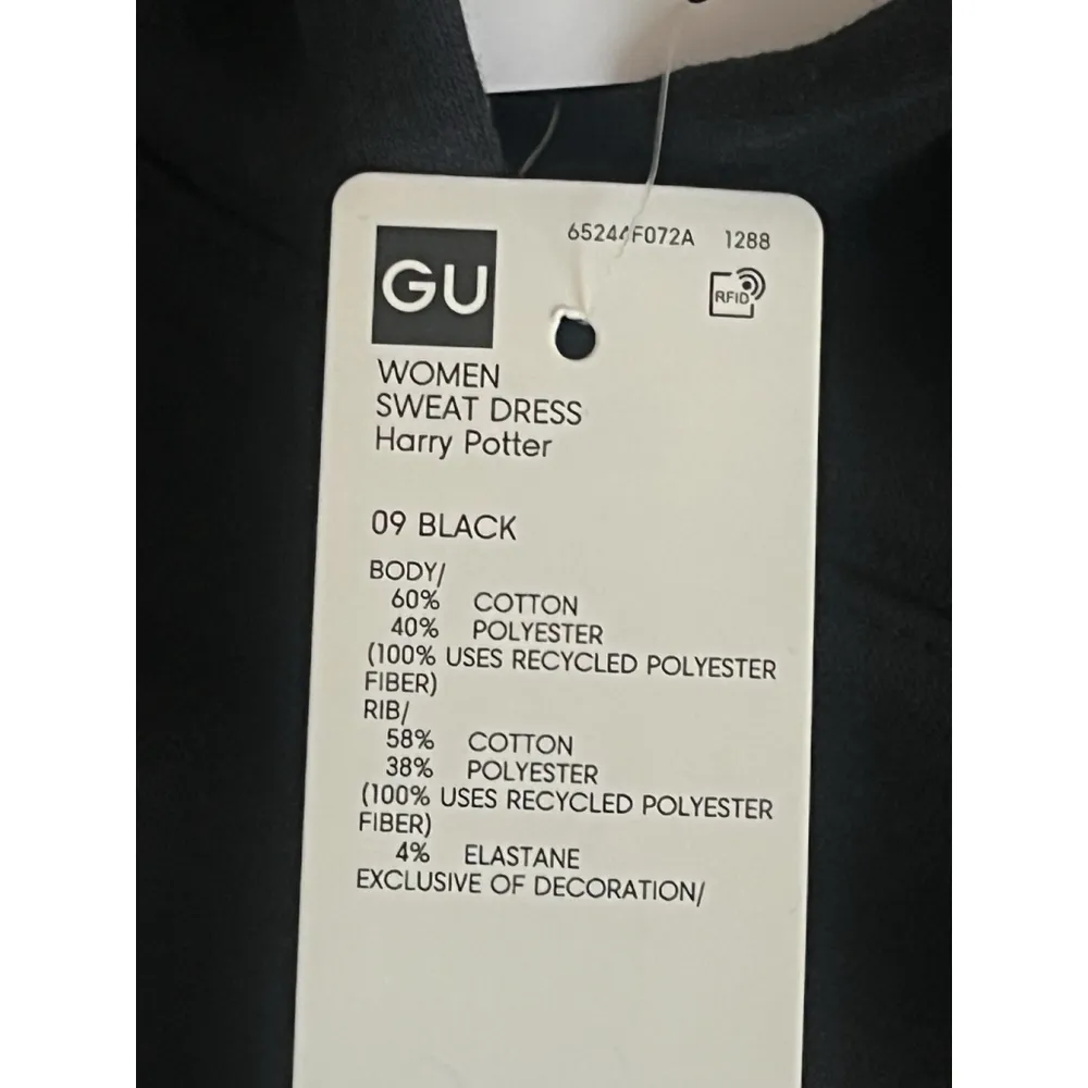 Harry Potter GU Cloak Womens Med Black Hogwarts Hooded Fleece Sold Out Online - Image 16