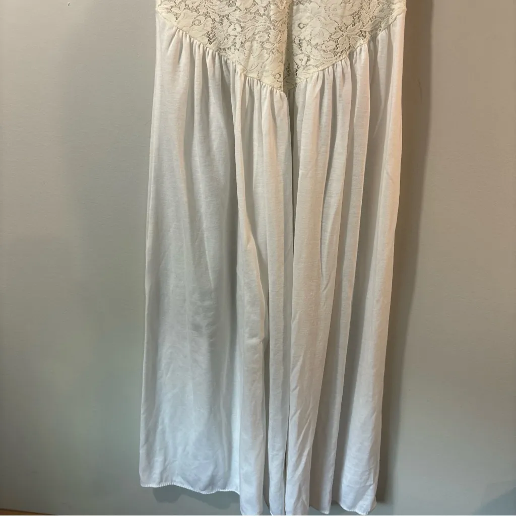 Vintage Victoria’s Secret 80s/early 90s ivory white nightgown lace. Small, bride - Image 5