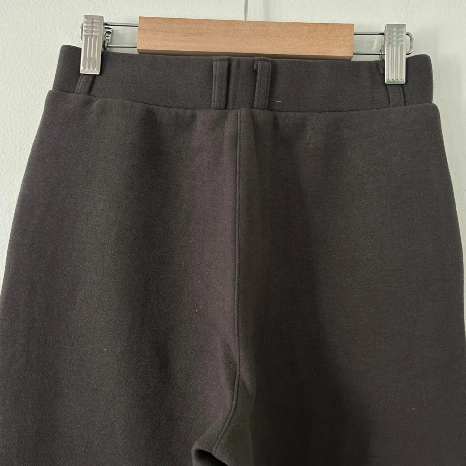 OGL Women's High Waisted Straight Leg Pull On Deep Gray Pants Pockets XS NWOT - Image 6