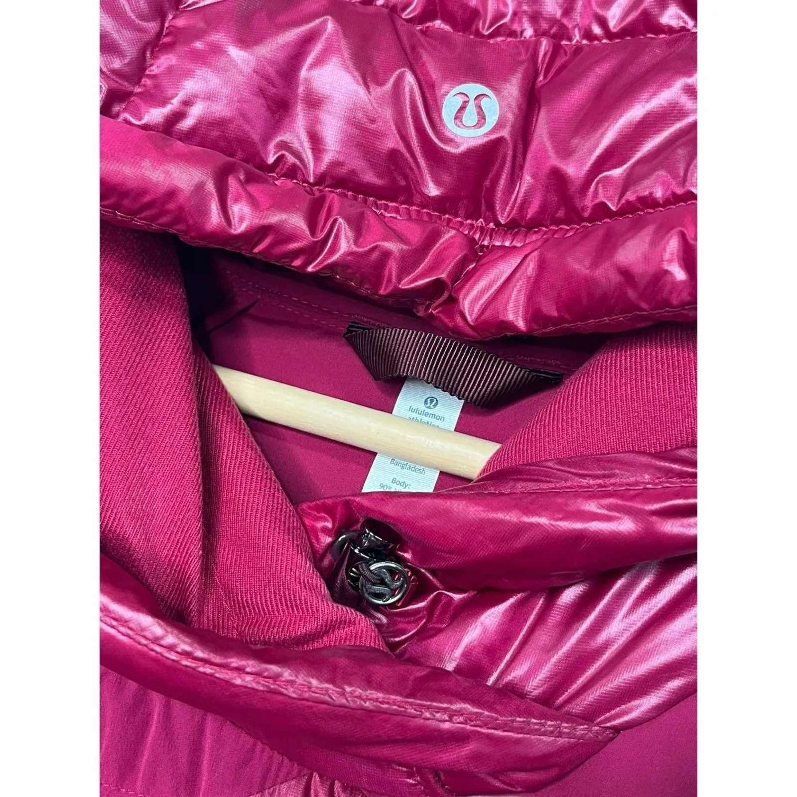 Lululemon Goose Down Right Cozy Pullover Womens 8 Pink Puffer Quilted Outdoor - Image 5
