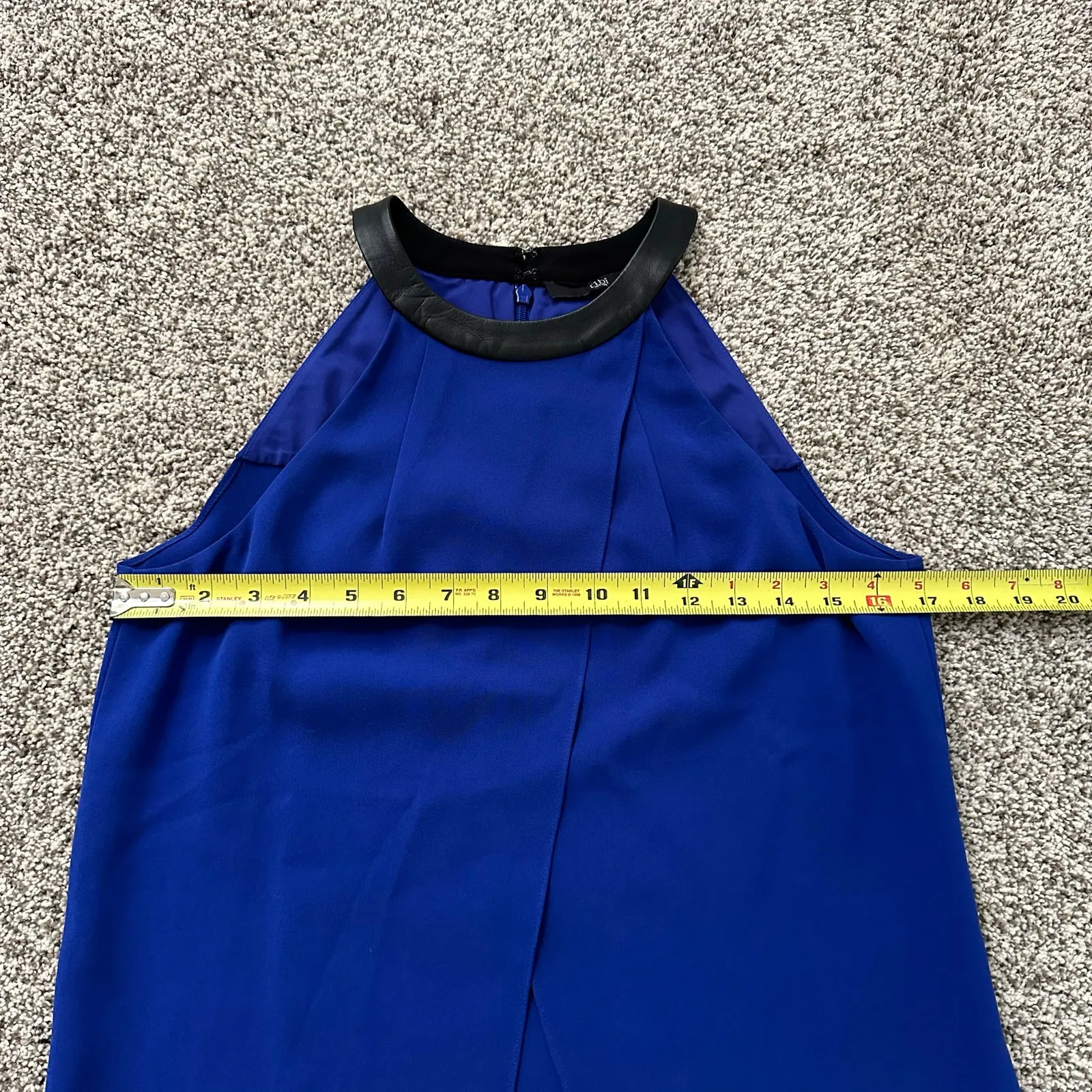 Tibi royal blue sleeveless top - Image 9