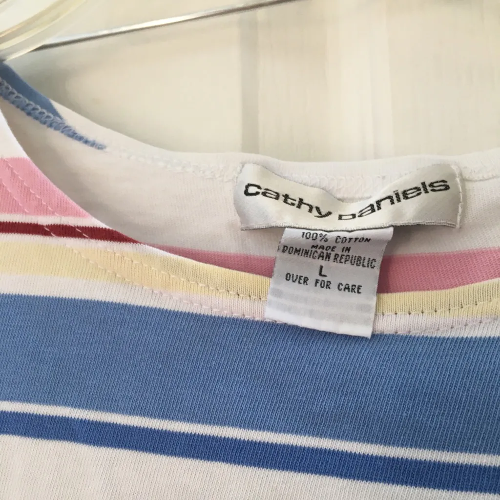 Cathy Daniels FINAL MARKDOWN Ladies  tee large - Image 4