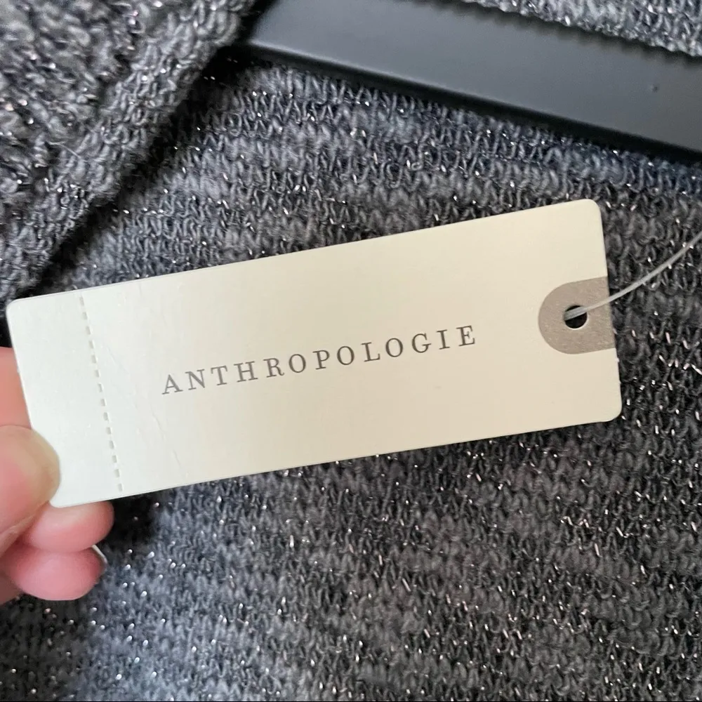 NWT Anthropologie RARE Ingleside Cardigan Saturday Sunday Gray/Silver Size XS/S - Image 11