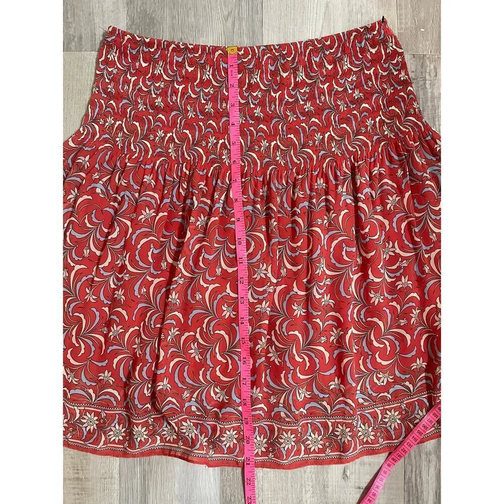 Max Studio Women's Short Printed Pleated Skirt size Medium - Image 5