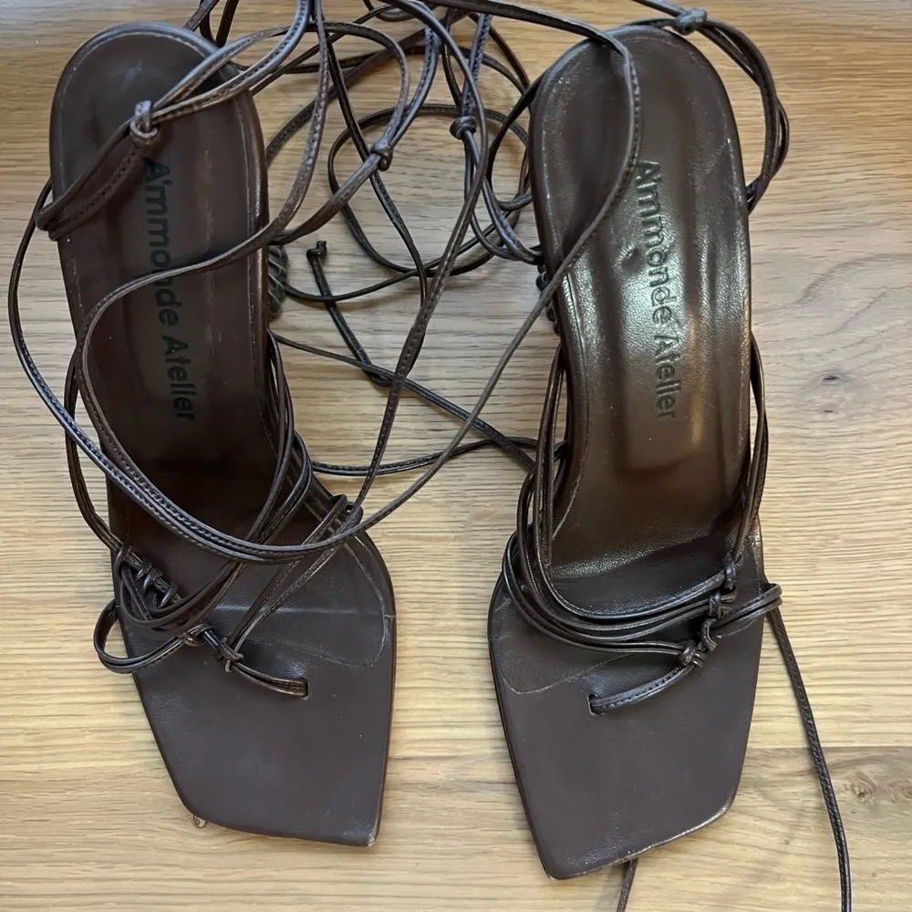 A'mmonde Atelier KASIA SANDALS Brown Size 7.5 - Image 8