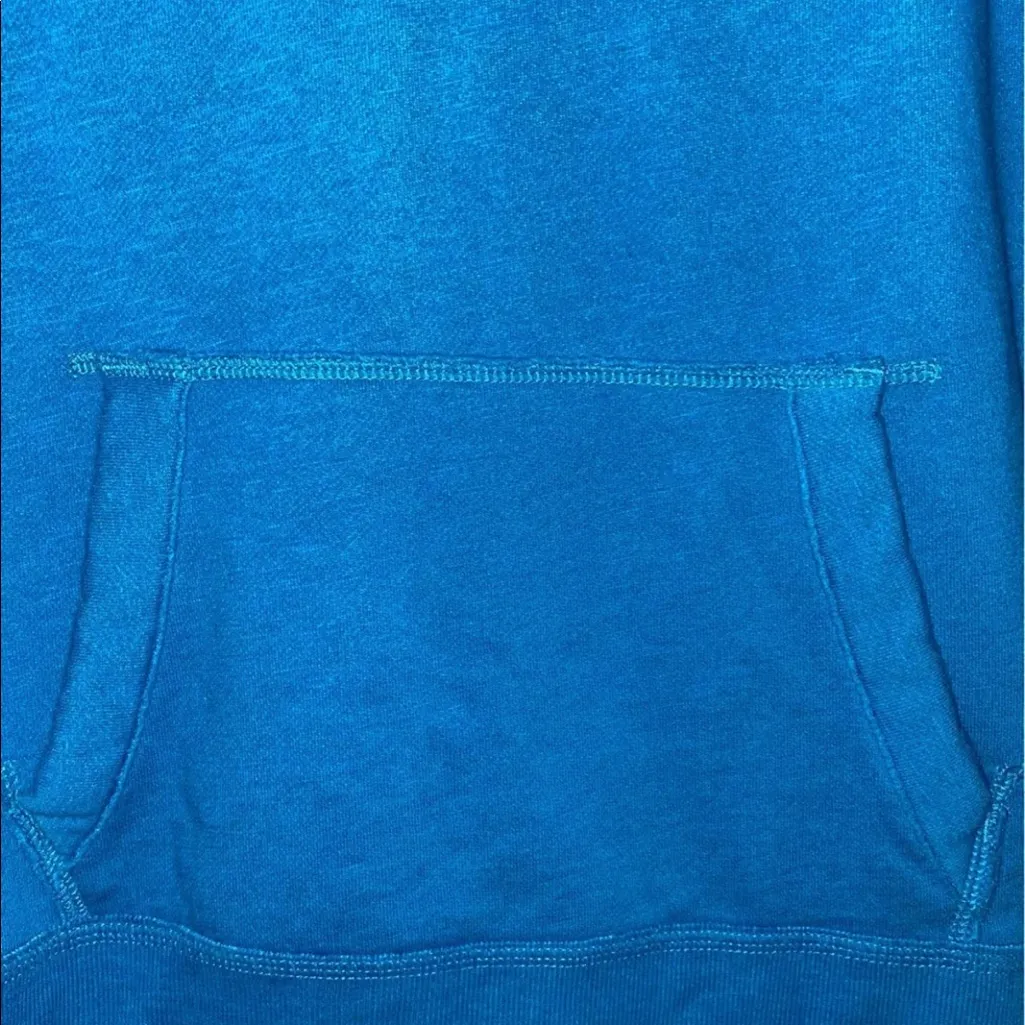 Hollister Blue Pull Over Hoodie SMALL - Image 4