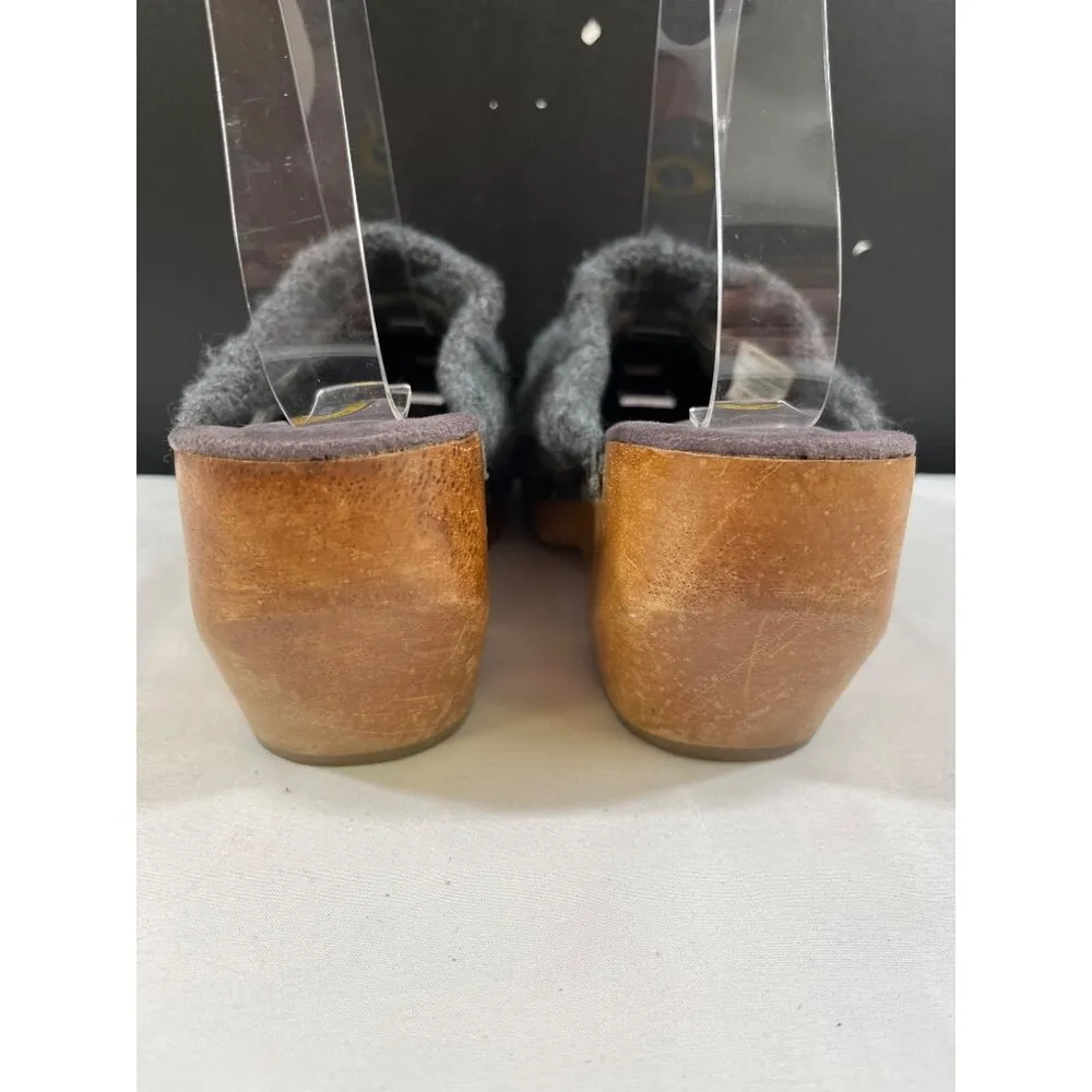 The Original Dr Scholl's Cardigan Womens Grey Clogs Size 6M SKU 6419 - Image 4