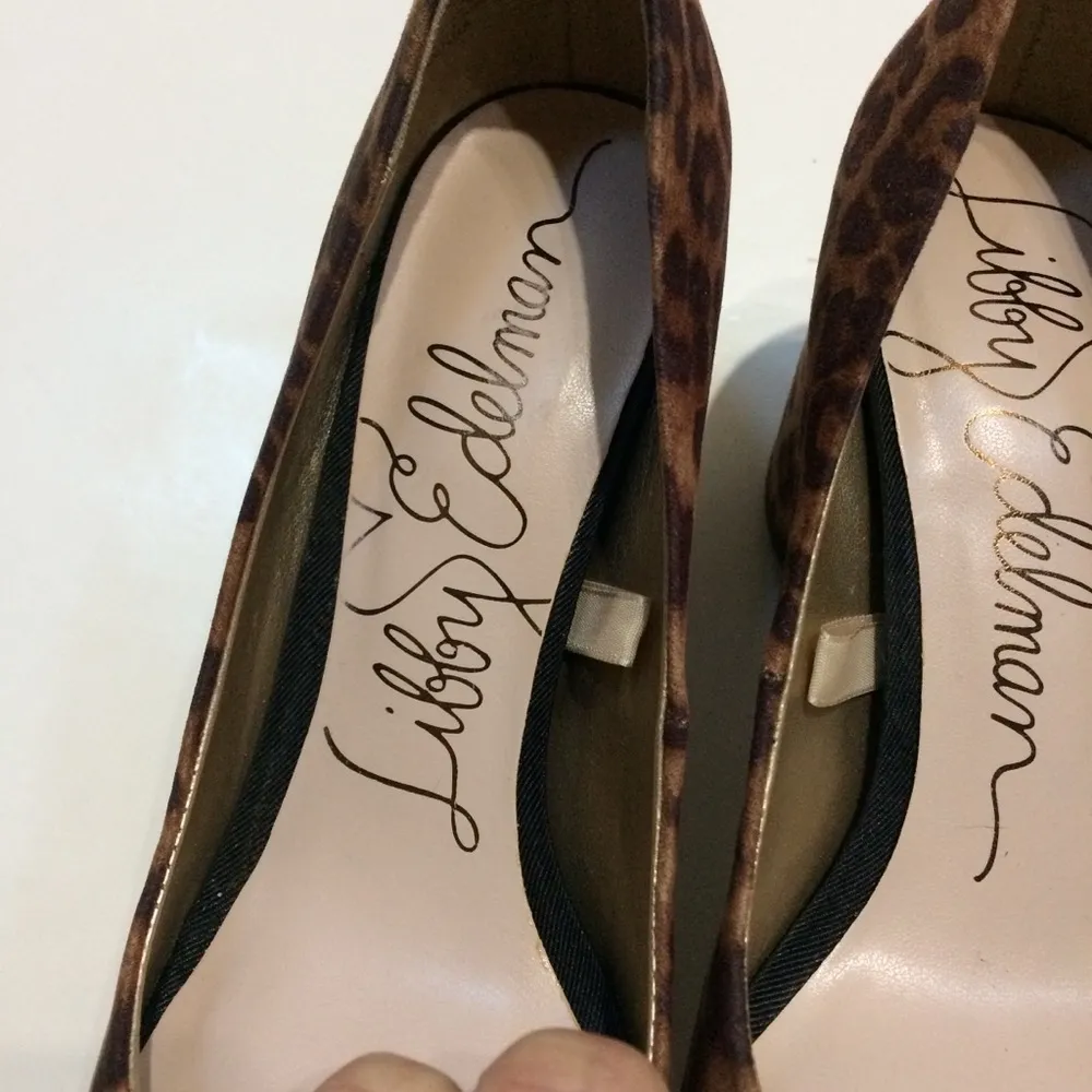 Libby Edelman Jenna Leopard Print Block Heel Pump - Image 2