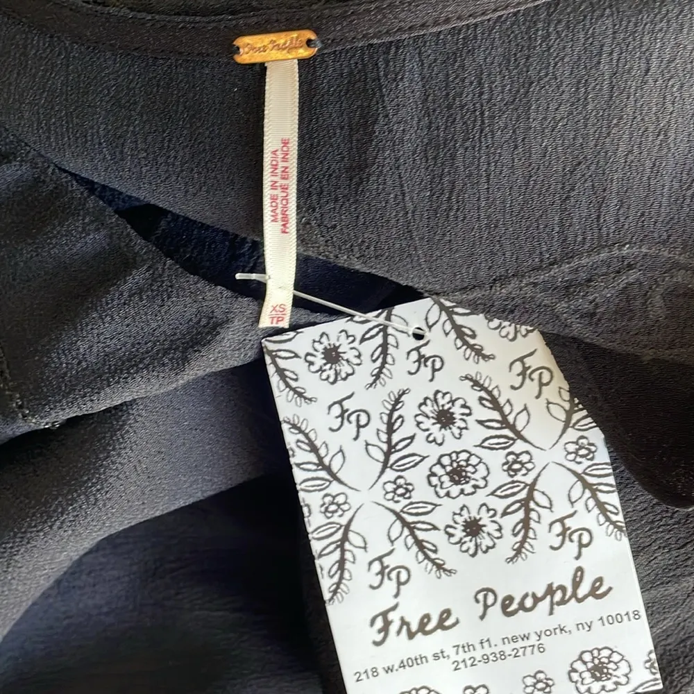 Free People Black Summer Lover Bodysuit - Image 8