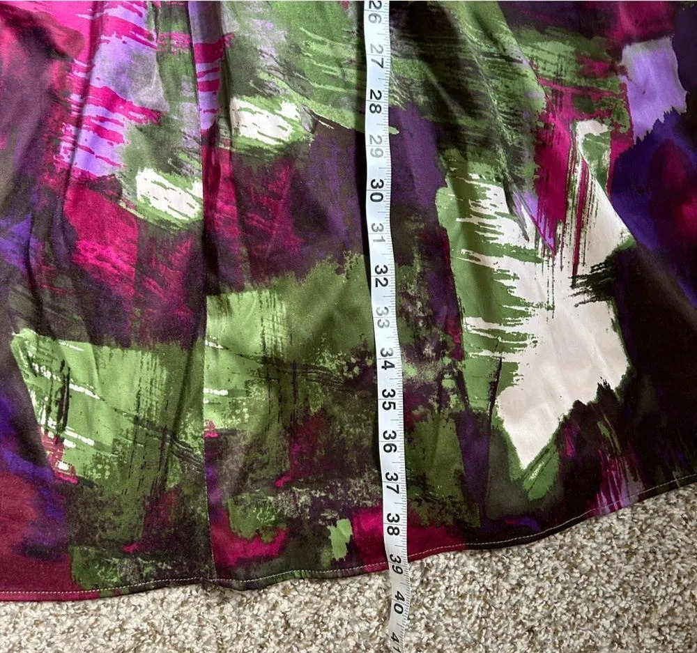 🦋 Vintage Pink Purple Multicolored V - Image 5