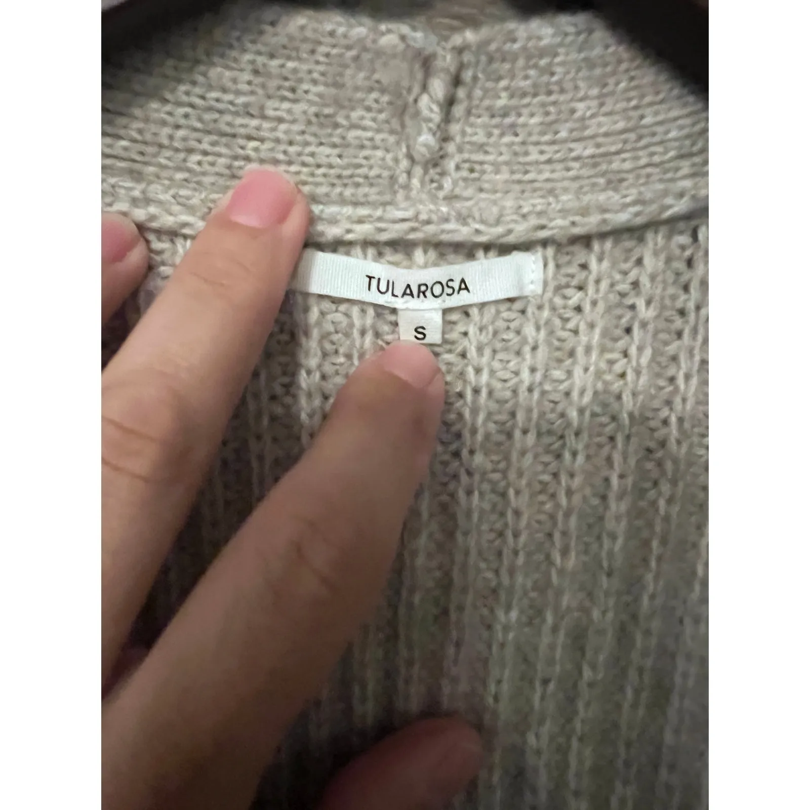 Tularosa Fringe Cardigan Sz Small Sweater Revolve Western Rodeo Fall wool Blend - Image 3