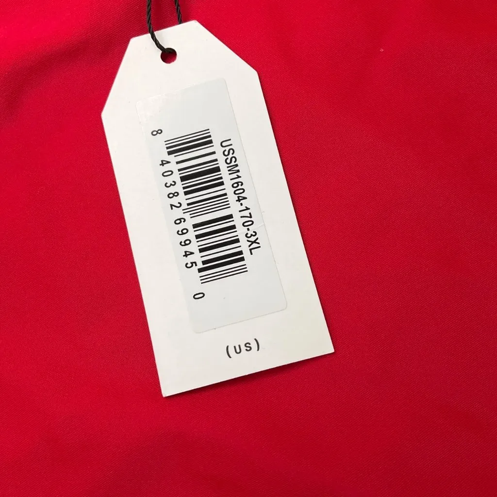 Universal Standard Womens Red High-Waisted Swim Bottoms 3XL plus full coverage - Image 2