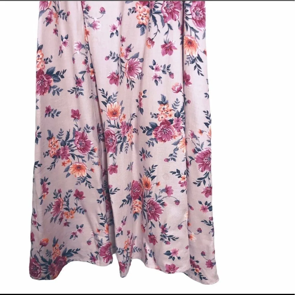 American Eagle Off Shoulder Floral Ruffle Dress - Image 6