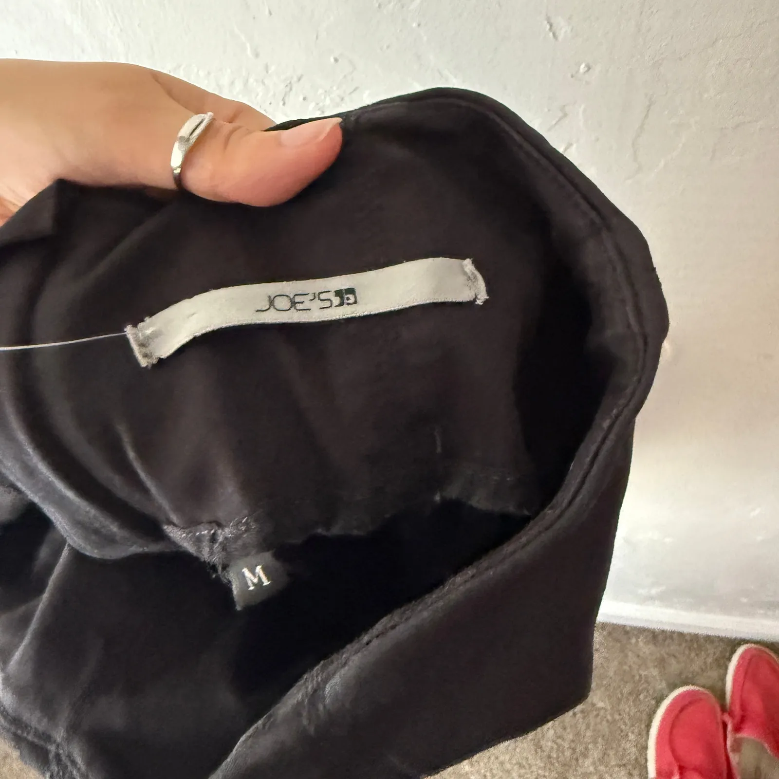 Joe’s Jeans Y2k Black Strapless Mini Dress Size M Cotton Blend Zip‎ Back Tube - Image 6
