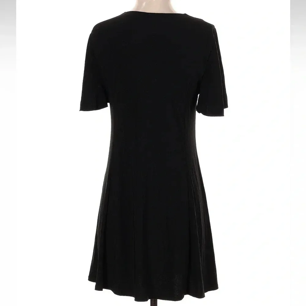 Show Me Your Mumu Black Kylie Lace Up Front Dress Size Small S - Image 4