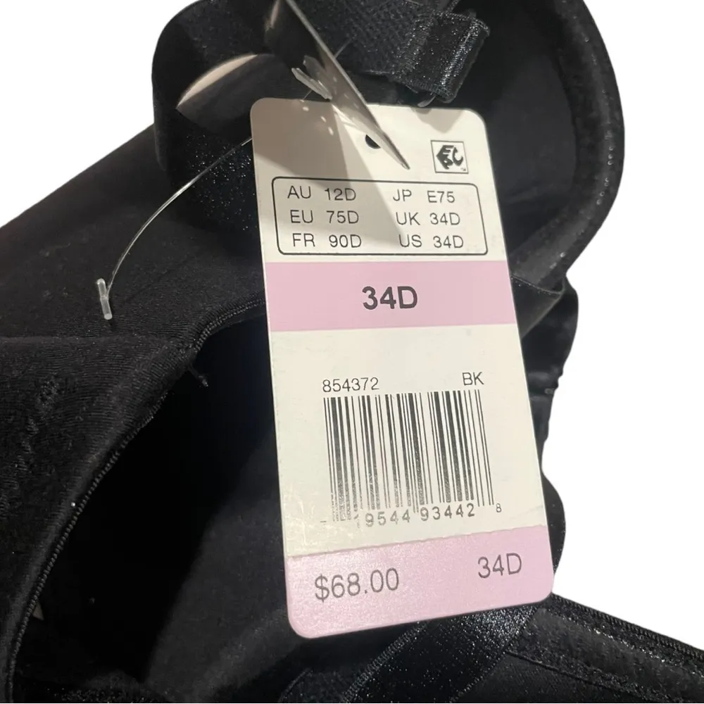 Wacoal Staying Power‎ Wire Free Strapless Bra 34D Black - Image 5