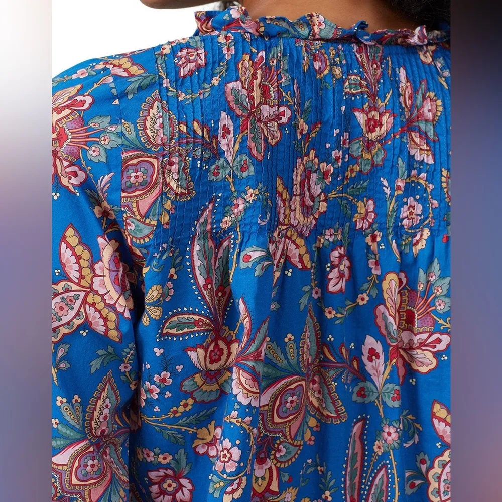 J.Crew Floral Belle Ruffle Liberty London Print Popover size 2 - Image 12