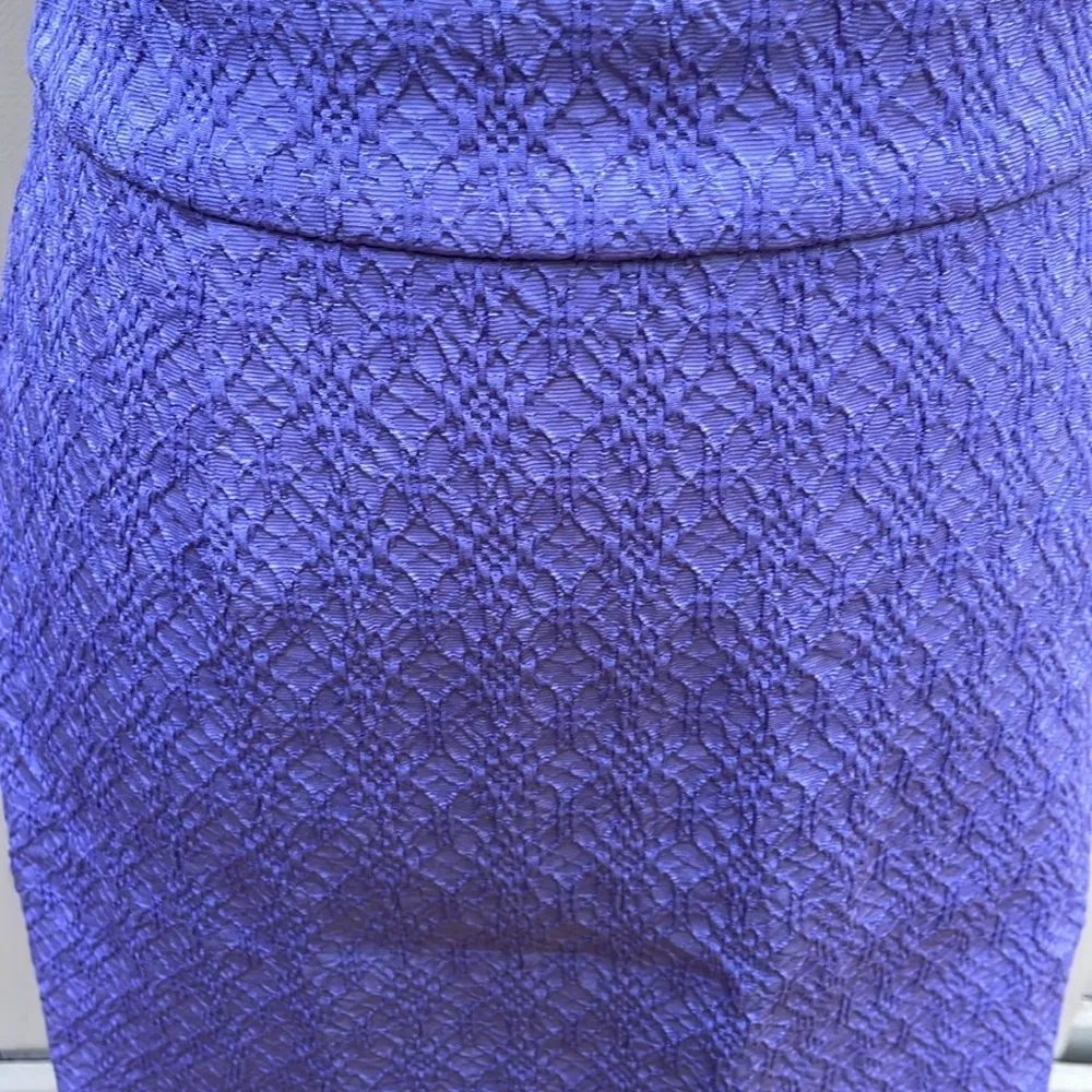 Banana Republic Violet Textured Skirt Size 10 - Image 2