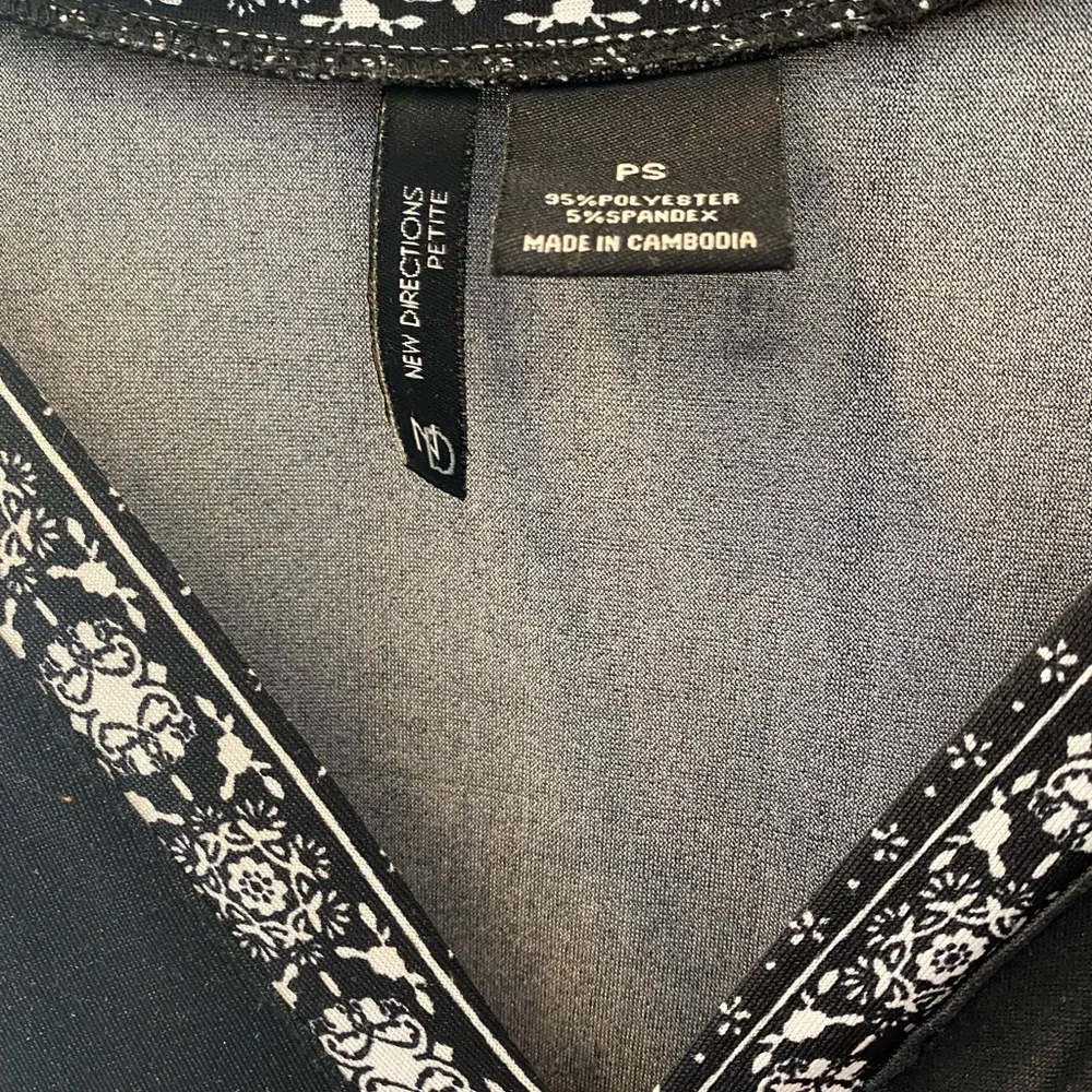 small-petite dress, Black-and-white dress. - Image 6