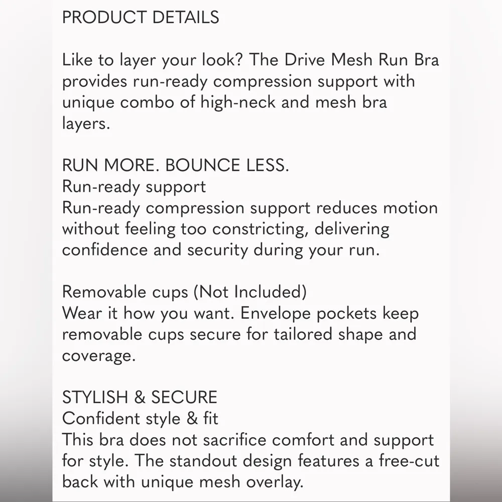 Brooks Drive Run Sports Bra, Tangerine/Sunsprite - Image 3