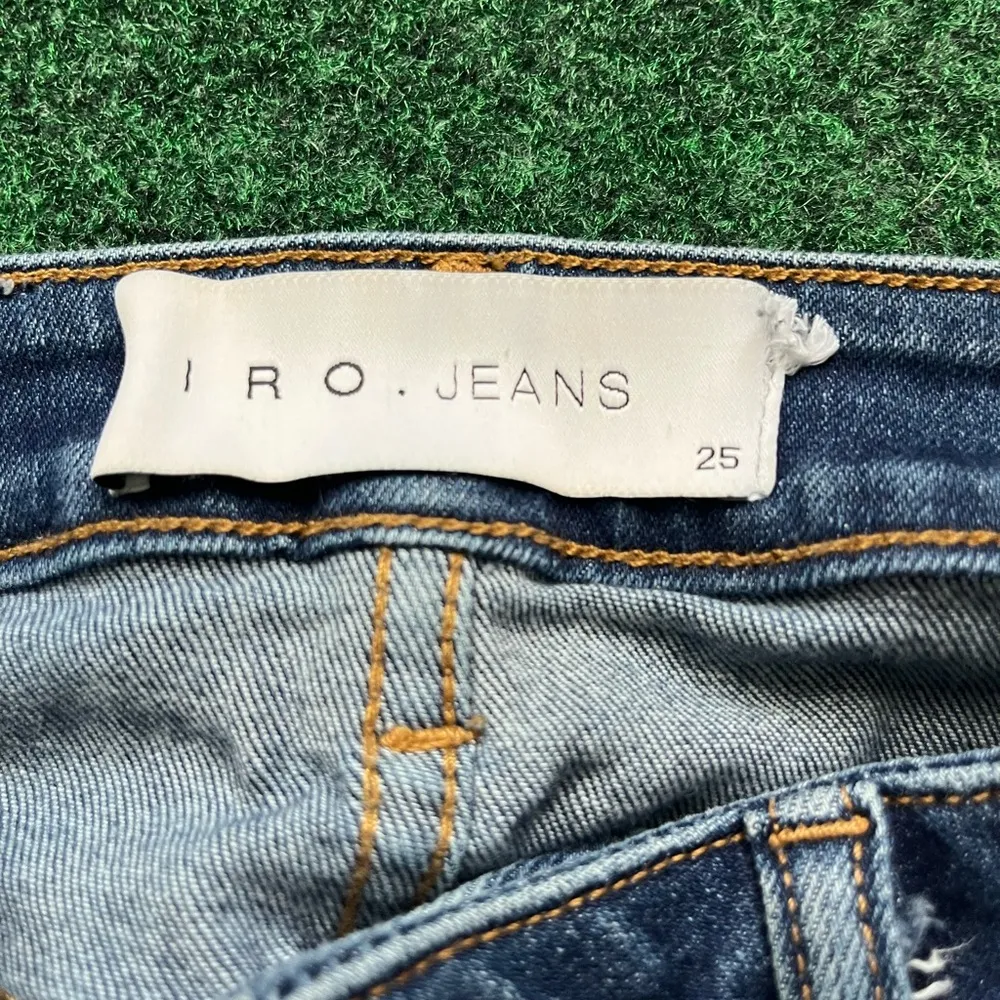 IRO Blue Skinny Jeans with Lived-In Look - Image 2