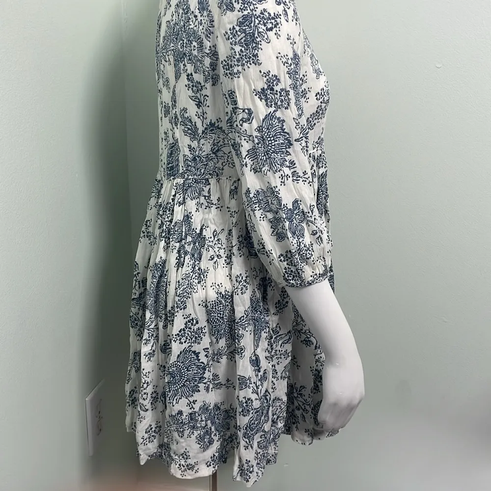 Ralph Lauren Denim and Supply blue & white print dress size small - Image 5