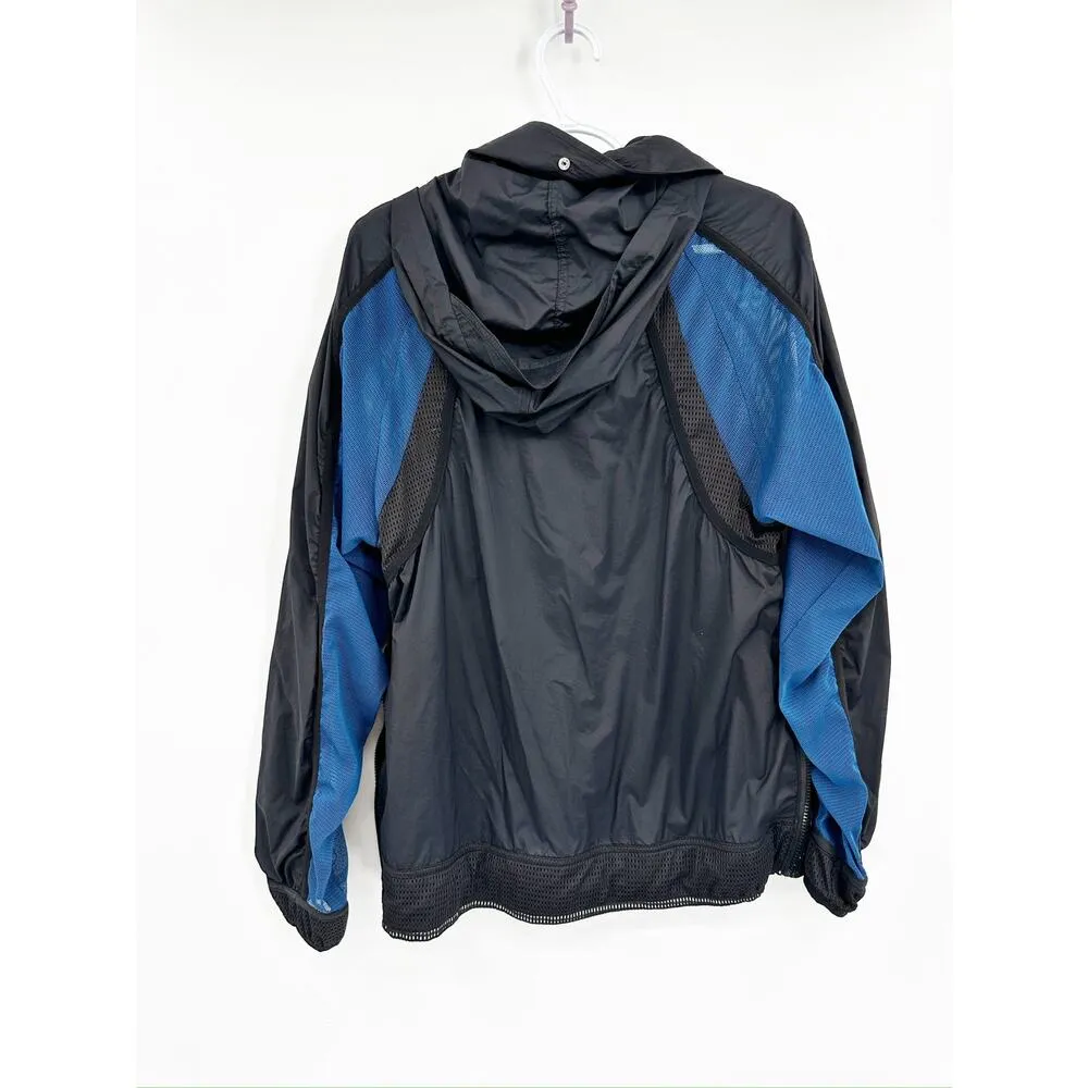 Free People FP Movement June Moto Layering Lightweight Black Windbreaker Jacket - Image 4