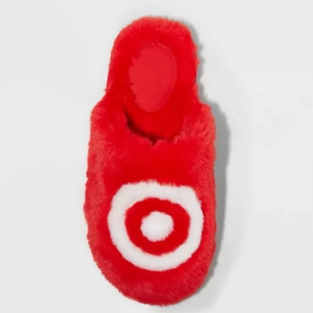 Wondershop Bullseye Scuff Sleepers Color Red Large W 7/8 
Men’s 5/6 - Image 3