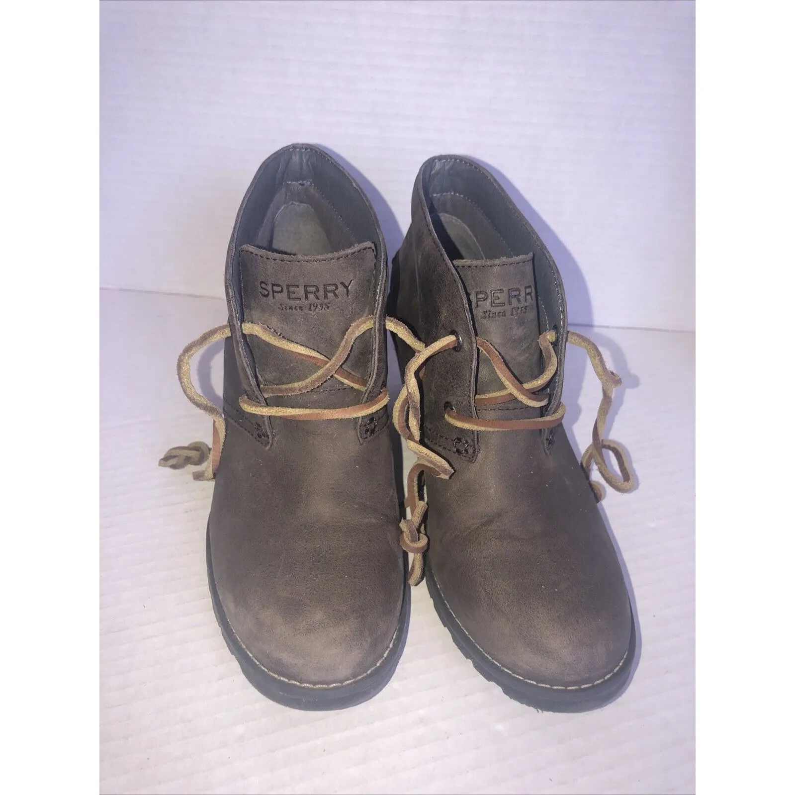 Women's Celeste Prow Bootie in Grey‎ by Sperry Size 5.5 - Image 2