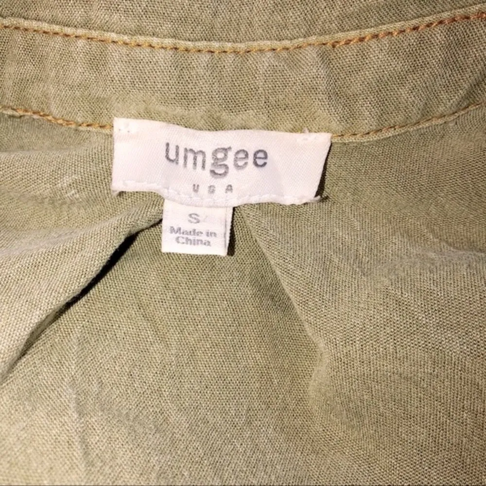 Umgee small oversized frayed distressed shirt - Image 5