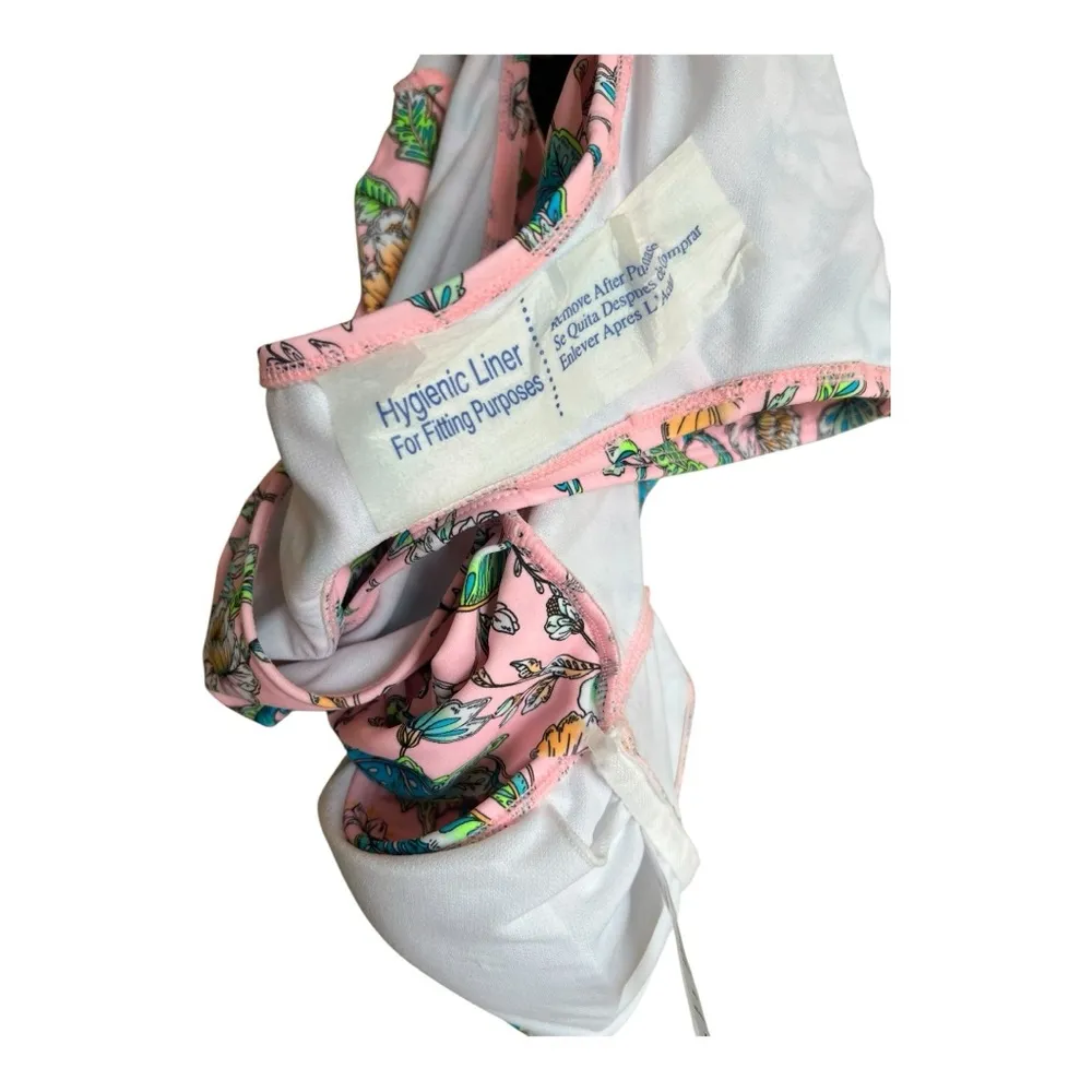 New ANTHROPOLOGIE KIKIRIO Lava Lamp Back Halter Neck One-Piece Swimsuit Size M - Image 9