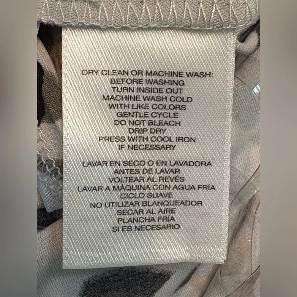 Kasper Dress Womens Large Blue Moc Wrap V-Neck  Seaglass Gold Waist size XL - Image 9